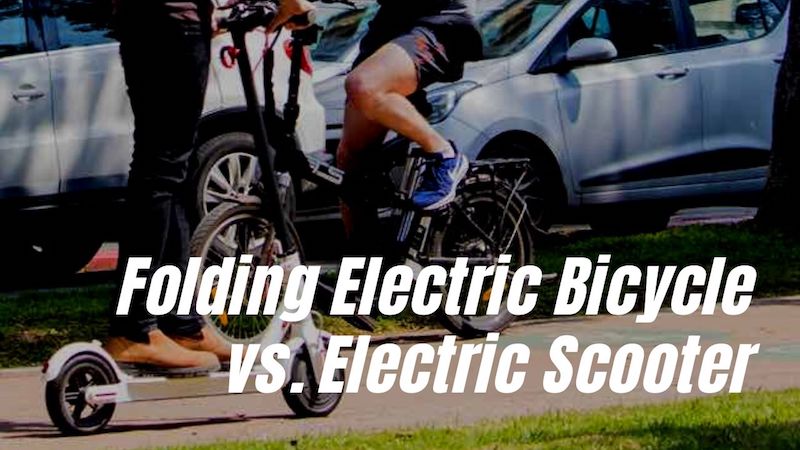 electric scooter and electric folding bike