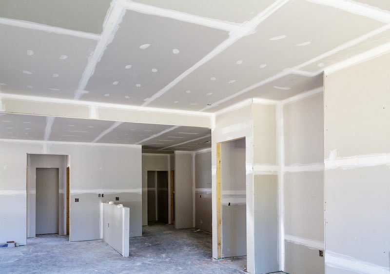 getting the drywall right is the first step of tiling projects